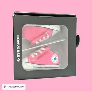 Brand New Pink Converse Baby Shoes